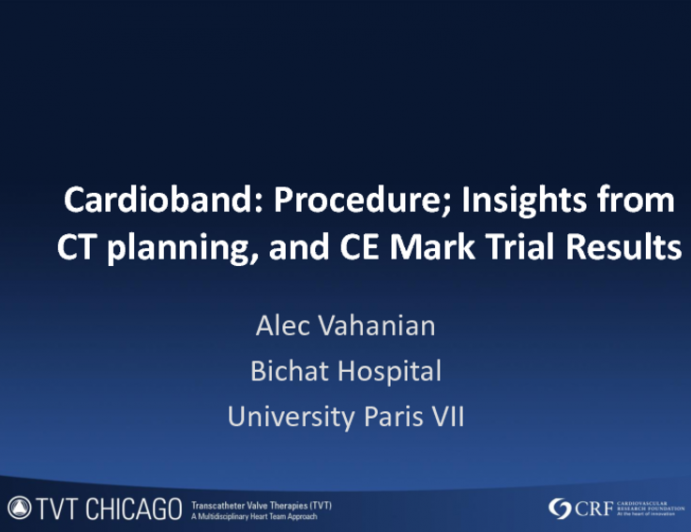 Cardioband: Procedure, Insights From CT Planning, and CE Mark Trial Results