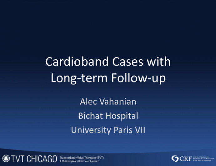 Cardioband Case With Long-term Follow-up