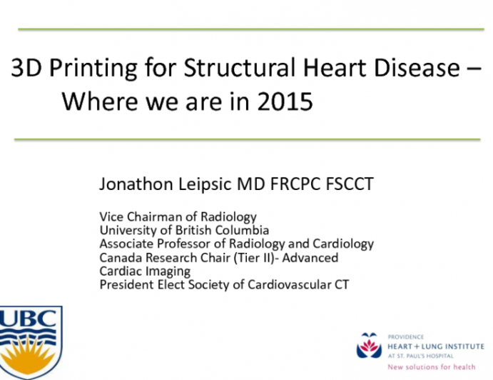 Value of 3-D Printing in the Evaluation Before TMVR