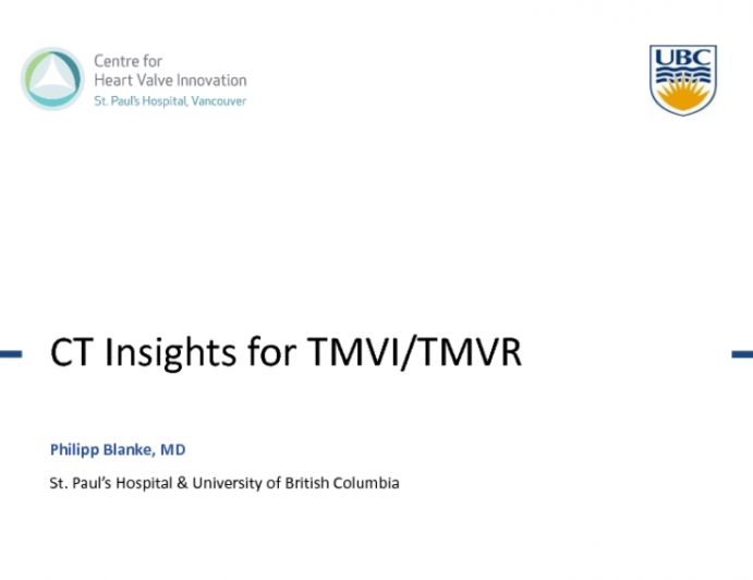 CT Insights for Transcatheter Mitral Valve Repair and Replacement