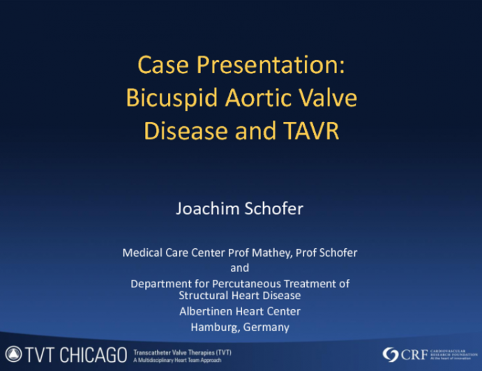 Case Presentation: Bicuspid Aortic Valve Disease and TAVR