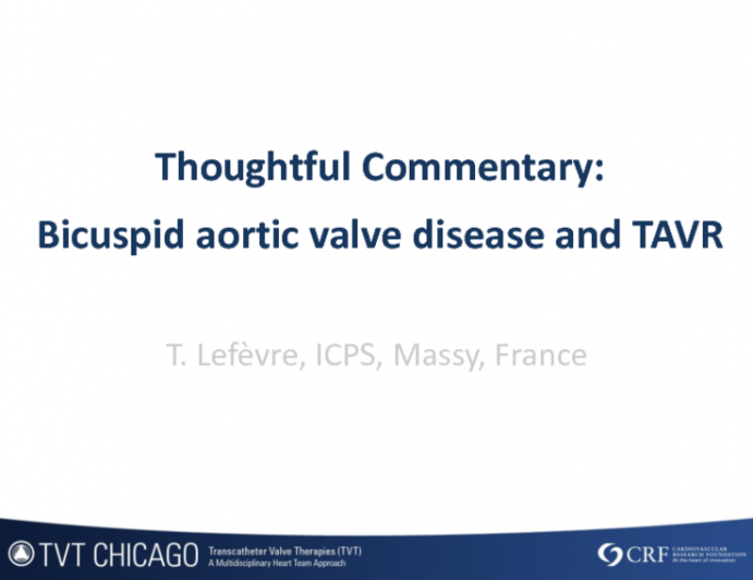 Thoughtful Commentary: Bicuspid Aortic Valve Disease and TAVR