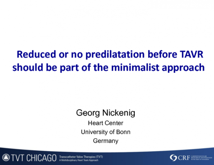 Reduced or No Predilatation Before TAVR Should Be Part of the Minimalist Approach