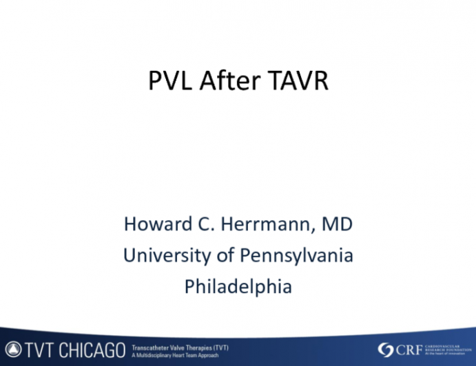 Thoughtful Commentary: Mild-Moderate Paravalvular Regurgitation During/After TAVR