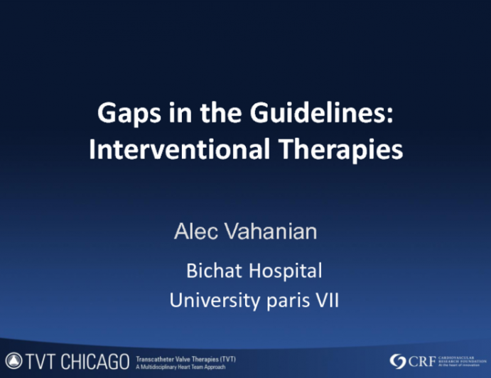 Gaps in the Guidelines IV: Interventional Therapies