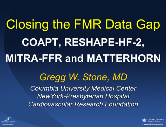 Closing the Gap I: COAPT, MitraFR, and RESHAPE 1 and 2