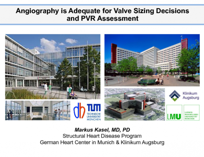 Angiography Is Adequate for Valve Sizing Decisions and PVR Assessment