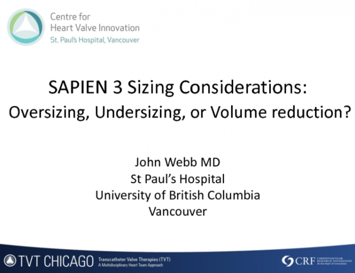 SAPIEN 3 Sizing Considerations: Oversizing, Undersizing, or Volume Reduction