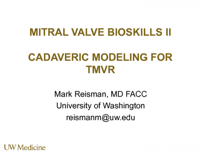 Mitral Bioskills 2