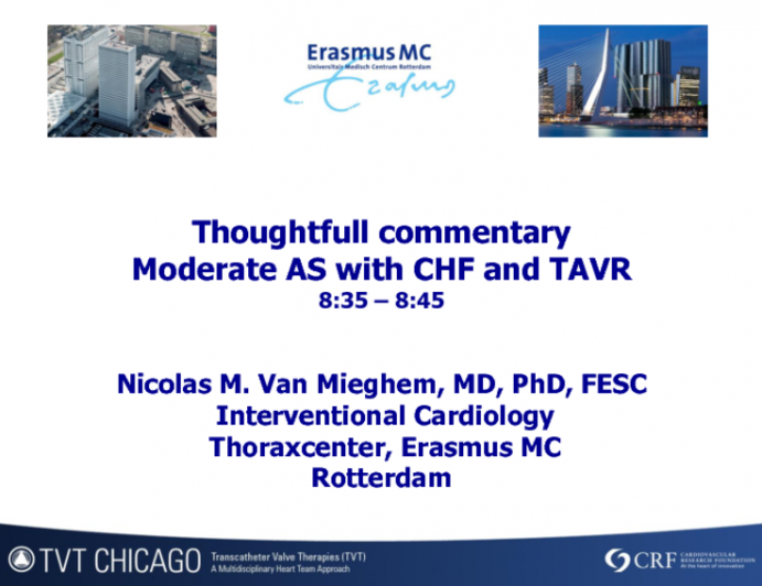 Thoughtful Commentary: Moderate AS With CHF and TAVR
