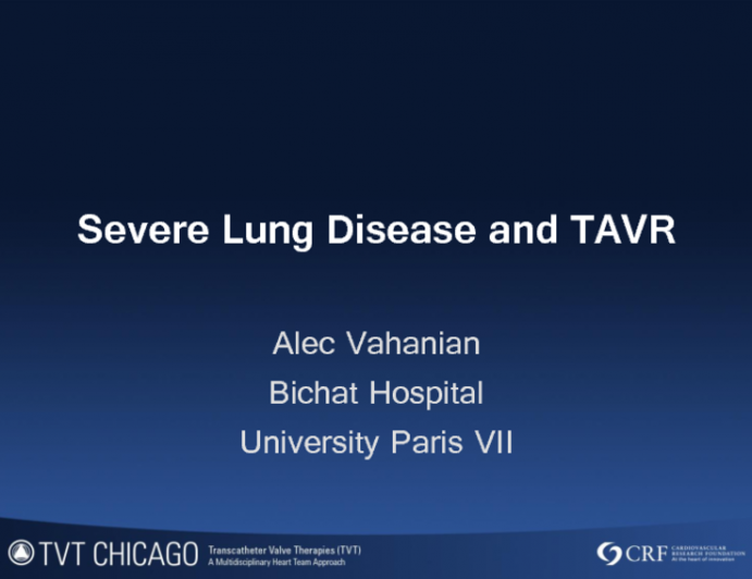 Thoughtful Commentary: Severe Lung Disease and TAVR