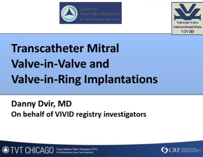 Updates on Mitral Valve-in-Valve/Ring Outcomes From the VIVID Registry