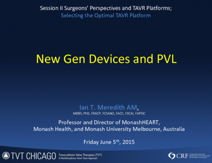 The Impact of New TAVR Systems on PVR