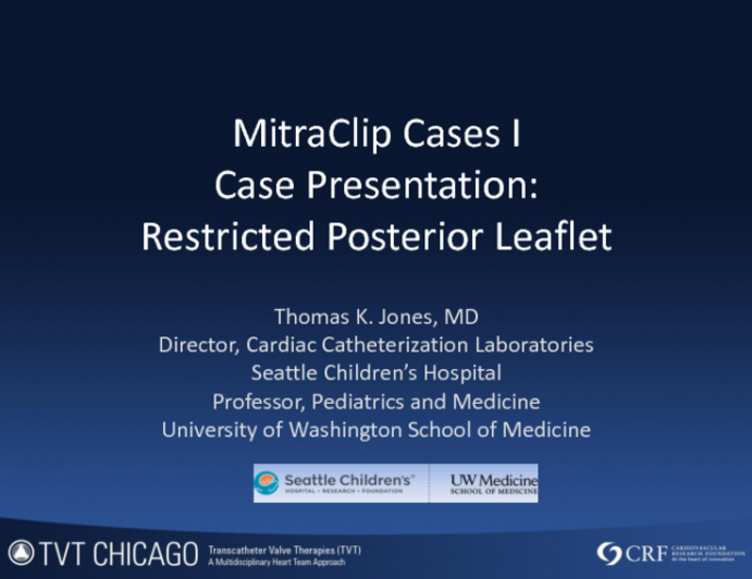 Case Presentation: Restricted Posterior Leaflet