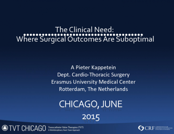 The Clinical Need: Where Surgical Outcomes Are Suboptimal