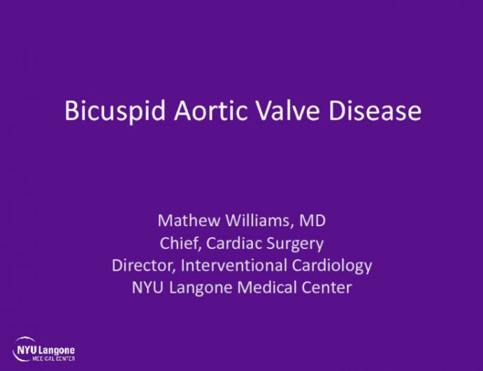 Bicuspid Aortic Valve Disease