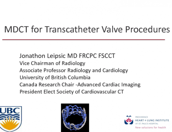 The Expanding Role of CT to Plan and Evaluate Multiple Transcatheter Valve Therapies