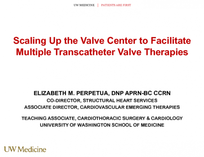 The New Puzzle: Scaling Up the Heart Valve Clinic to Facilitate Multiple Transcatheter Valve Therapies