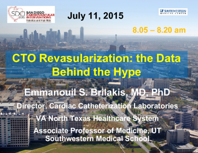 CTO Revasularization: the Data Behind the Hype