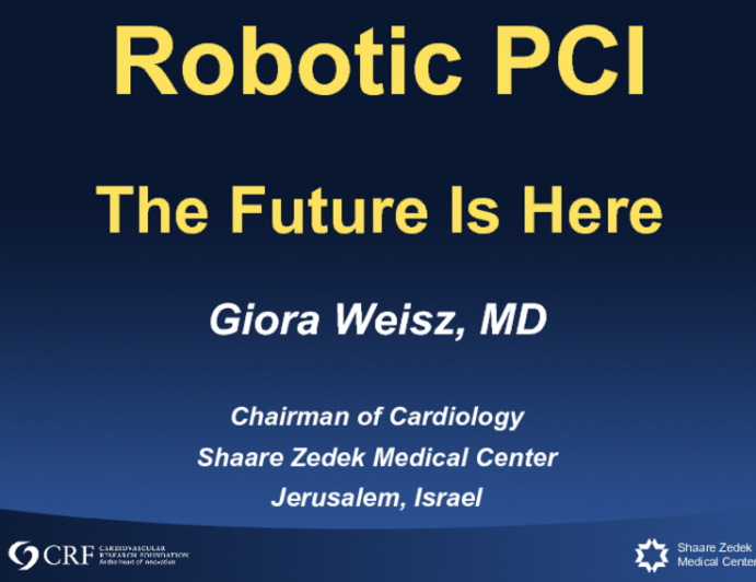 Robotic PCI: The Future Is Here