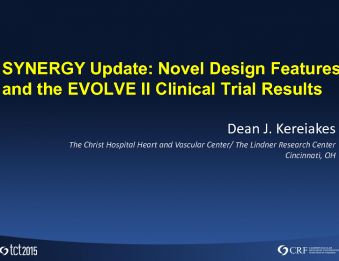 Everolimus-Eluting Bioabsorbable-Polymer DES Outcomes: SYNERGY Update