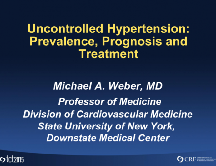 Uncontrolled Hypertension: Prevalence, Prognosis, and Treatment