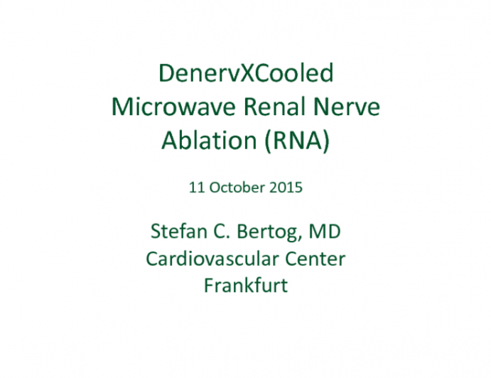 Denervx Microwave for Denervation