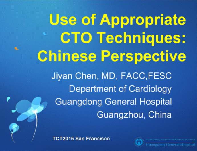 Use of Appropriate CTO Techniques: Chinese Perspectives