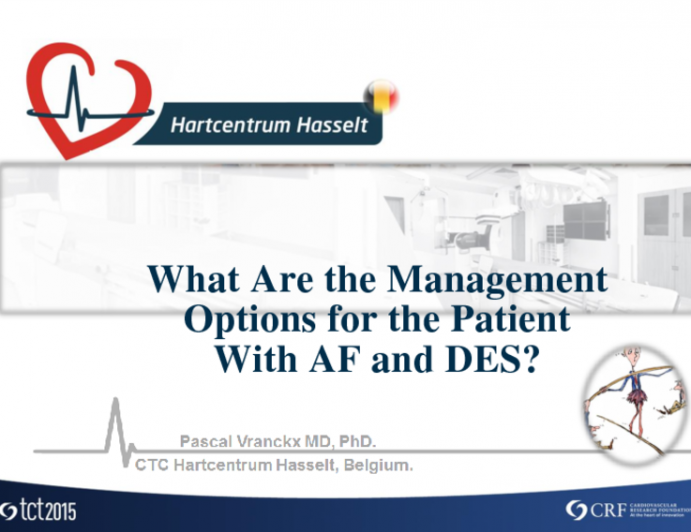 What Are the Management Options for the Patient With AF and DES?