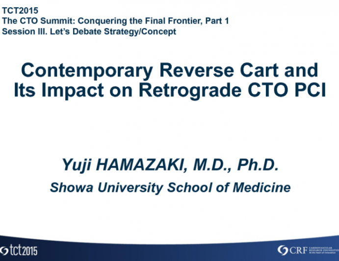 Contemporary Reverse Cart and Its Impact on Retrograde CTO PCI