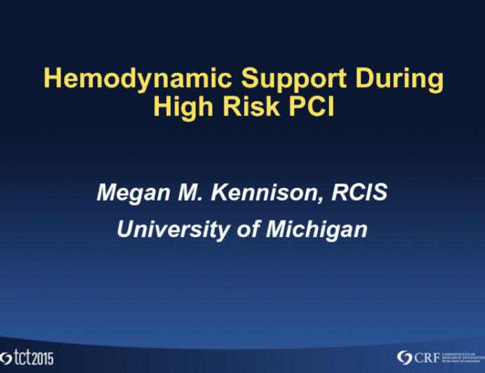 High-Risk PCI With Hemodynamic Support