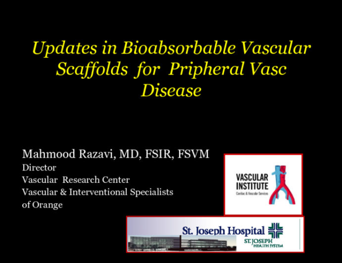 Update on Bioresorbable Scaffolds for PAD