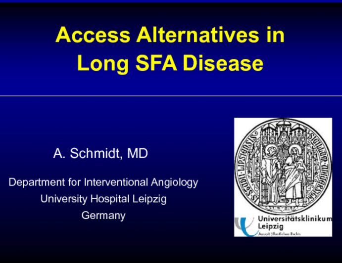 Access Alternatives in Long SFA Disease