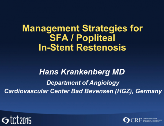 Management Strategies for SFA/Popliteal In-Stent Restenosis