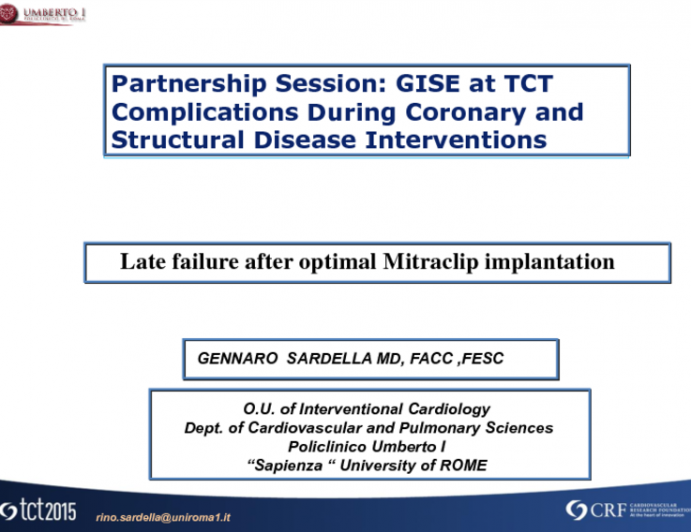 Case 4 Introduction: A Complication After MitraClip Implantation