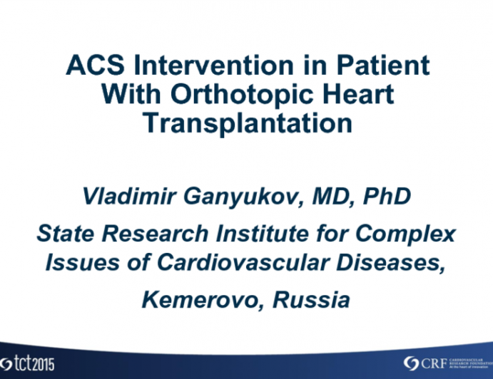 ACS Intervention in Patients With Orthotopic Heart Transplantation