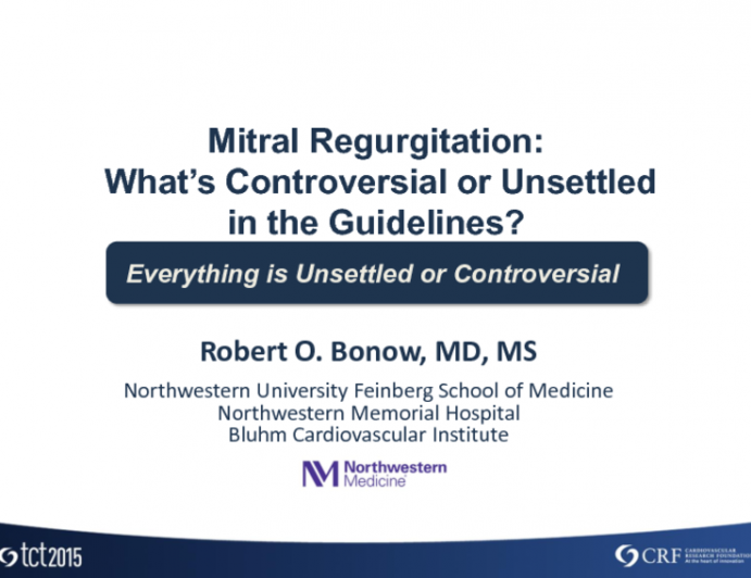 Whats Controversial or Unsettled in the Guidelines?