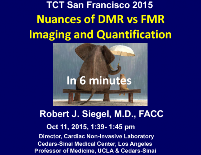 Nuances of DMR vs FMR Imaging and Quantification