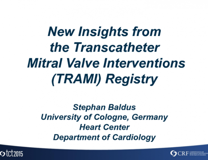 TRAMI Registry MitraClip Updates: Outcomes in Primary vs Secondary MR, the Learning Curve, and More