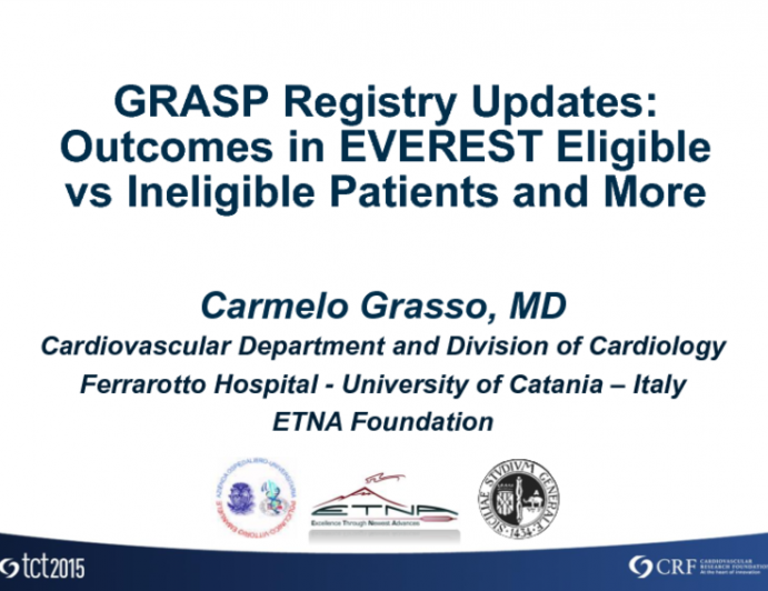 GRASP Registry Updates: Outcomes in EVEREST Eligible vs Ineligible Patients and More