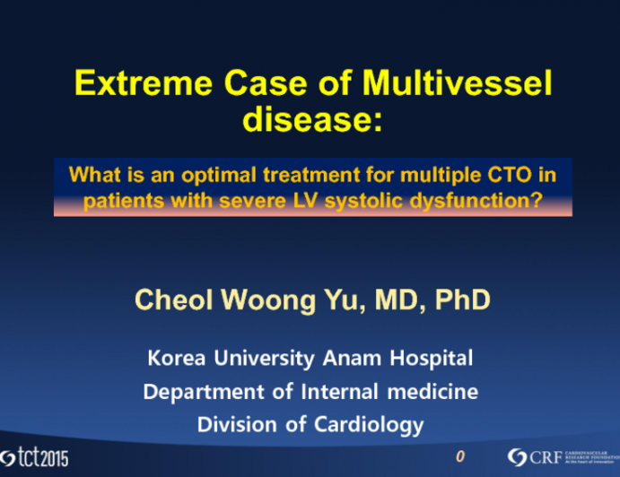 PCI for Multivessel Disease With CTO: When and How? With Case Examples