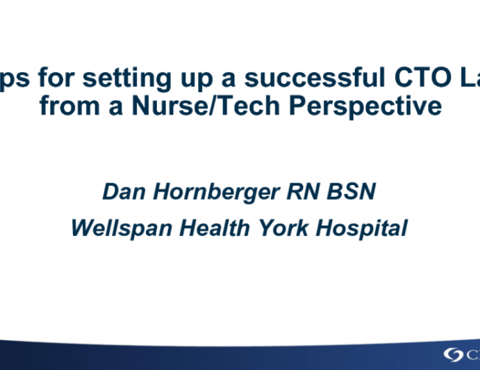 Setting Up a Successful CTO Program From the Nurse-Tech Perspective