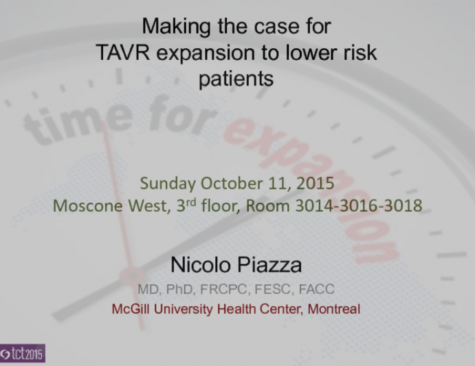 The Case for TAVR Expansion to Lower-Risk Patients