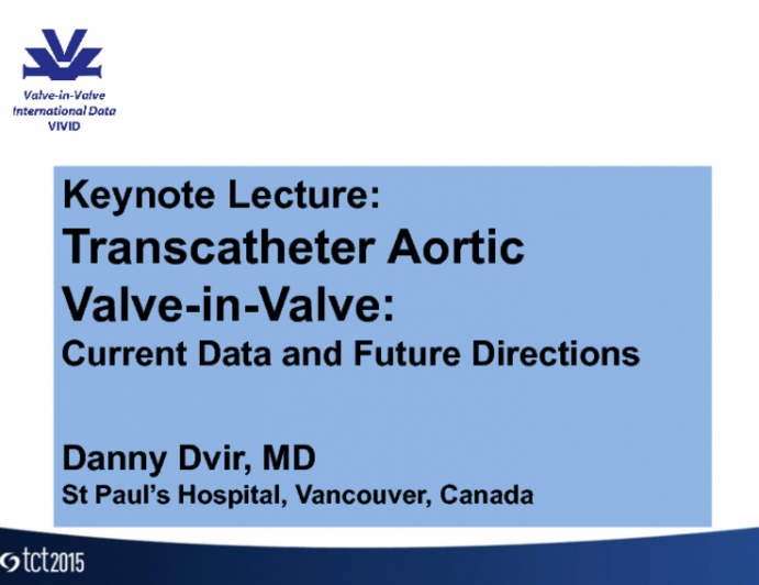 KEYNOTE LECTURE: Transcatheter Valve Replacement for Bioprosthetic Valve Failure  Gold Standard vs Selective Application (The VIVID Registry)