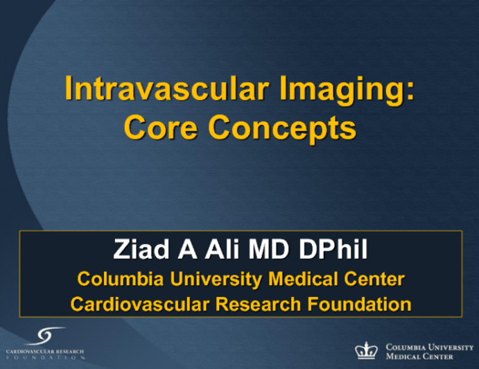 Intravascular Imaging: Core Concepts