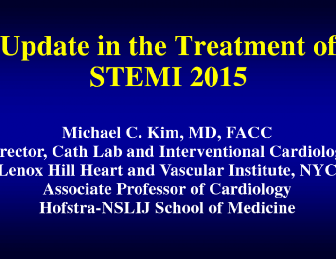 Acute Coronary Syndrome: STEMI