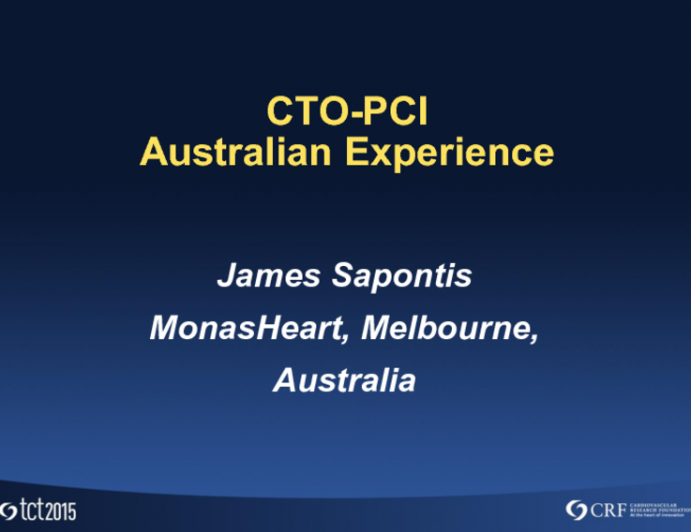 CTO PCI: An Australian Experience