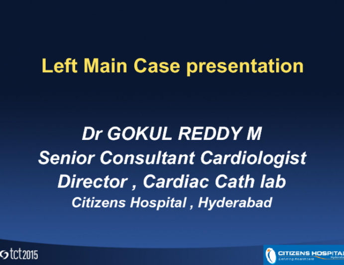 Case Presentation 3: LM Bifurcation