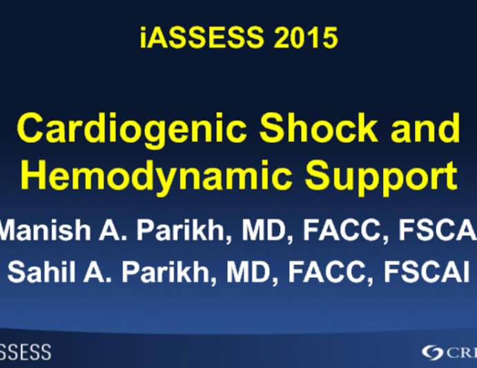 Cardiogenic Shock and Hemodynamic Support