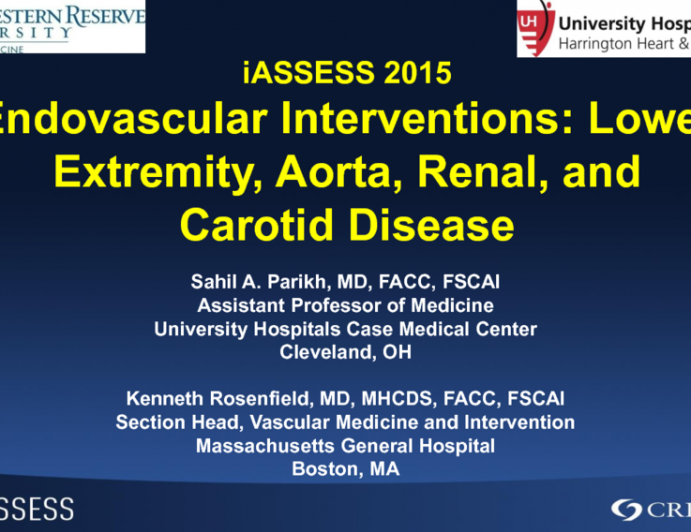 Endovascular Interventions: Lower-Extremity, Aorta, Renal, and Carotid Disease